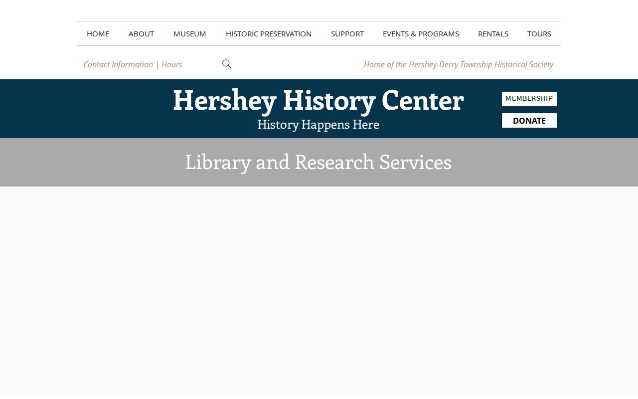 Derry Township city directory research at Hershey History Center