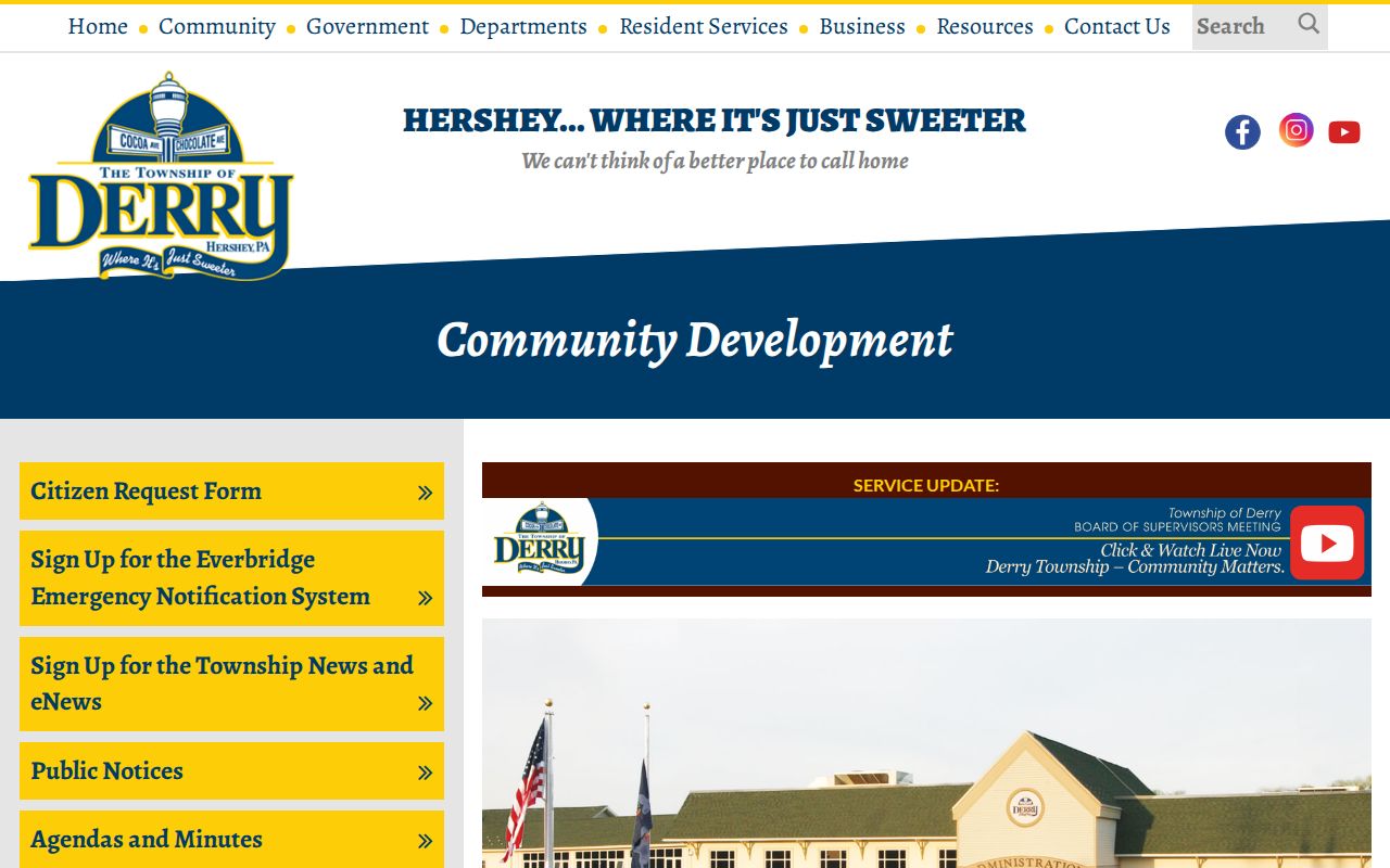 Derry Township neighbors and Community Development records